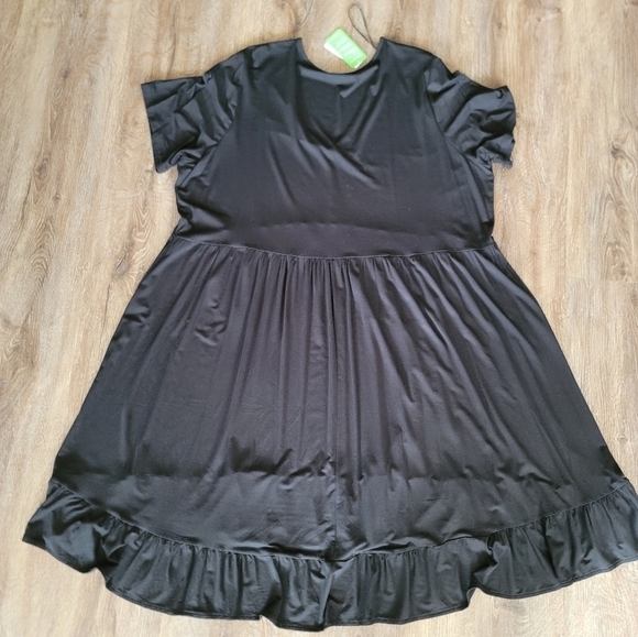 Penningtons Plus Black Dress V Neck 2X NWT #773 - Picture 14 of 14